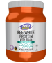 NOW Foods Egg White Protein, Unflavored Powder - 1.2 lb.