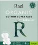 Rael Organic Cotton Large Cover Pads - Front view