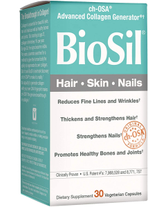 BioSil Hair Skin Nails, 30 Capsules