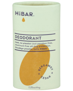 HiBAR Bergamot + Cedar Deodorant, 2.25 oz.  
