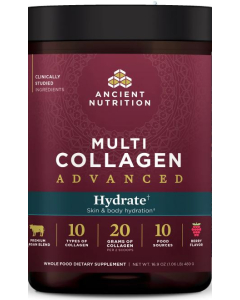 Ancient Nutrition Multi Collagen Advanced Hydrate Berry, 16.9 oz.