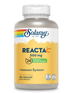 Solaray Reacta-C 500 MG, 120 Vegetarian Capsules