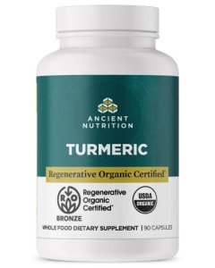 Ancient Nutrition Regenerative Organic Certified™ Turmeric, 90 count