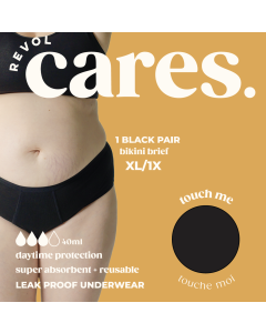 Revol Cares Bikini Brief XL/1X, 1 pair