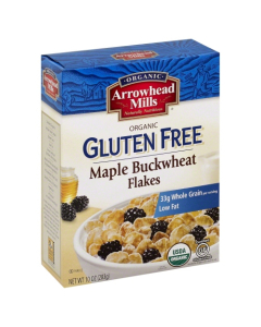 Arrowhead Mills Organic Gluten-Free Maple Buckwheat Flakes, 10 oz.
