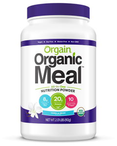 Orgain Organic Meal Powder, Vanilla Bean Flavor, 2.01 lbs.