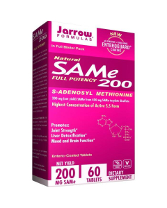 Jarrow SAMe 200, 60 Tablets