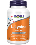 NOW Foods L-Lysine 500 mg - 100 Veg Capsules