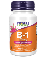 NOW Foods Vitamin B-1 100 mg - 100 Tablets