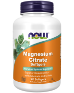 NOW Foods Magnesium Citrate - 90 Softgels