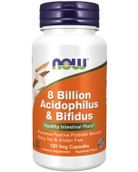 NOW Foods 8 Billion Acidophilus & Bifidus - 120 Veg Capsules