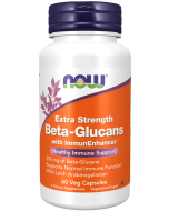 NOW Foods Beta-Glucans with ImmunEnhancer™, Extra Strength - 60 Veg Capsules