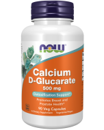 NOW Foods Calcium D-Glucarate 500 mg - 90 Veg Capsules