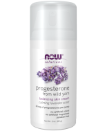 NOW Foods Progesterone from Wild Yam with Lavender Balancing Skin Cream – 3 oz.