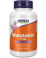 NOW Foods Melatonin 5 mg - 180 Veg Capsules