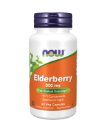 NOW Foods Elderberry 500 mg - 60 Veg Capsules