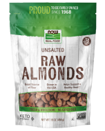 NOW Foods Almonds, Raw & Unsalted - 16 oz.