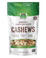 NOW Foods Cashews, Roasted & Salted - 10 oz.