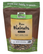 NOW Foods Walnuts, Raw & Unsalted - 12 oz.