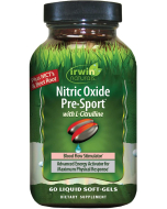 Irwin Naturals Nitric Oxide Pre-Sport, 60 Softgels