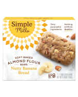 Simple Mills Nutty Banana Bread Soft Baked Bars, 5 Bars