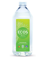 ECOS Hypoallergenic Lemongrass Hand Soap Refill, 32 fl. oz.