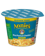 Annie's Gluten Free Rice Pasta & Cheddar Microwavable Mac & Cheese Cup, 2.01 oz.