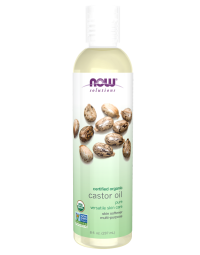 NOW Foods Castor Oil in Plastic Bottle, Organic - 8 fl. oz.