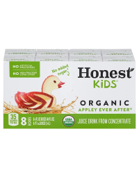 Honest Kids Juice Drink Organic Apple - Front view