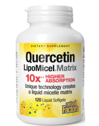 Natural Factors Quercetin LipoMicele Matrix, 60 Softgels
