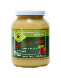 Cadia Organic Unsweetened Apple Sauce - Front view