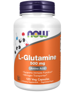NOW Foods L-Glutamine 500 mg - 120 Veg Capsules