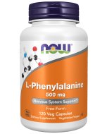 NOW Foods L-Phenylalanine 500 mg - 120 Veg Capsules