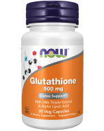 NOW Foods Glutathione 500 mg - 30 Veg Capsules