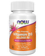 NOW Foods Vitamin D-3 50,000 IU - 50 Softgels