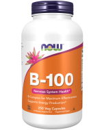 NOW Foods Vitamin B-100 - 250 Veg Capsules