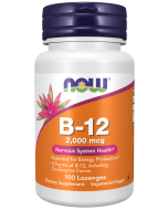 NOW Foods Vitamin B-12 2,000 mcg - 100 Lozenges