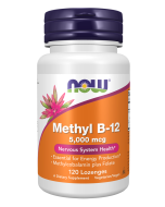 NOW Foods Methyl B-12 5,000 mcg - 120 Lozenges