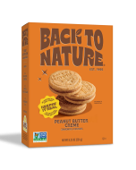 Back To Nature Peanut Butter Creme Cookies - Front view