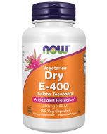 NOW Foods Vitamin E-400 Vegetarian Dry - 100 Veg Capsules