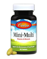 Carlson Mini-Multi Vitamins & Minerals, 90 Tablets