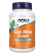 NOW Foods Cal-Mag Caps - 120 Veg Capsules