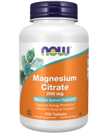 NOW Foods Magnesium Citrate 200 mg - 100 Tablets