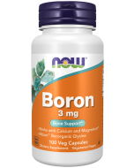 NOW Foods Boron 3 mg - 100 Veg Capsules