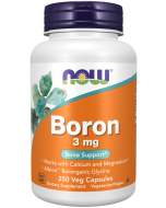 NOW Foods Boron 3 mg - 250 Veg Capsules