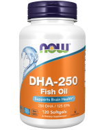 NOW Foods DHA-250 Fish Oil - 120 Softgels