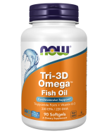 NOW Foods Tri-3D Omega™ Fish Oil - 90 Softgels