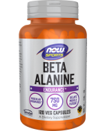 NOW Foods Beta-Alanine 750 mg - 120 Veg Capsules