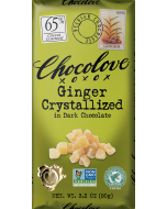 Chocolove Ginger Crystalized in Dark Chocolate, 3.2 oz.