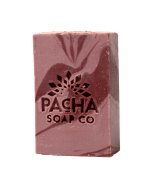 Pacha Soap Co. Spiced Pomegranate Soap - Front view